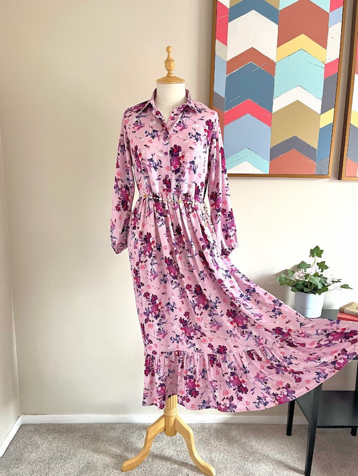 Floral spring dress - 40% off