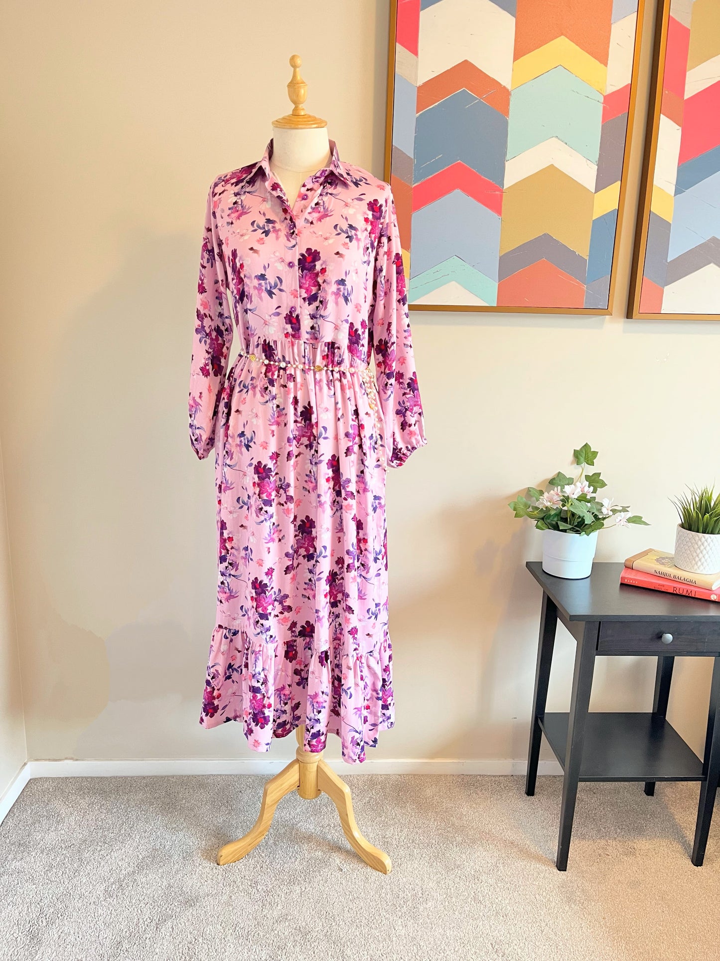 Floral spring dress - 40% off