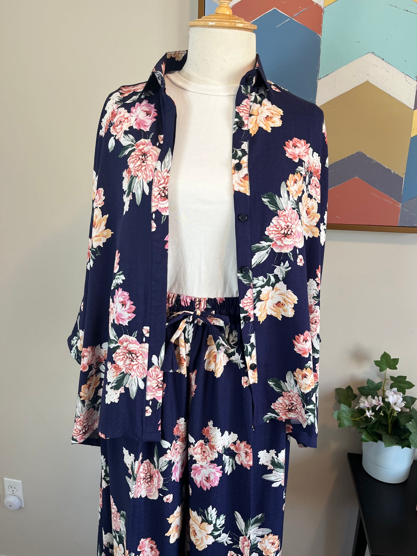 Floral Linen Co-ord set